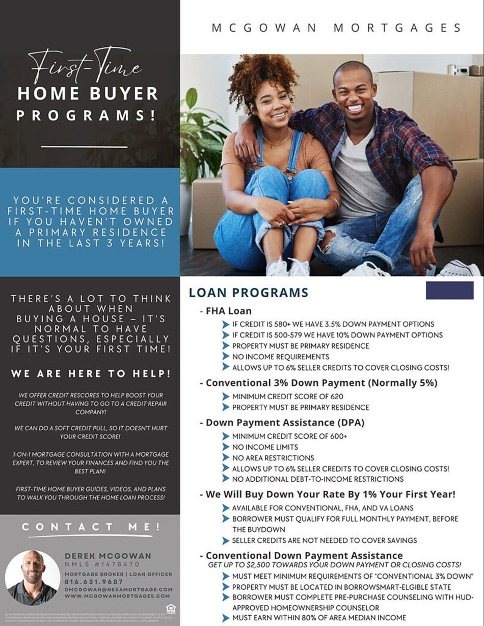 First Time Home Buyer Loan Program MO