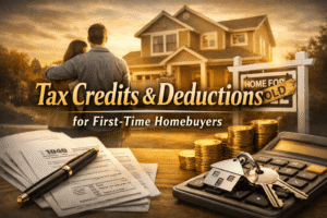 first time home buyer tax credits and deductions you can claim in 2026