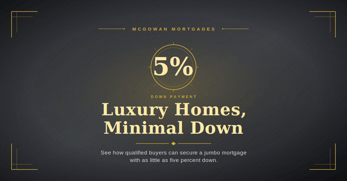 jumbo loans with just 5% down how to qualify in 2026