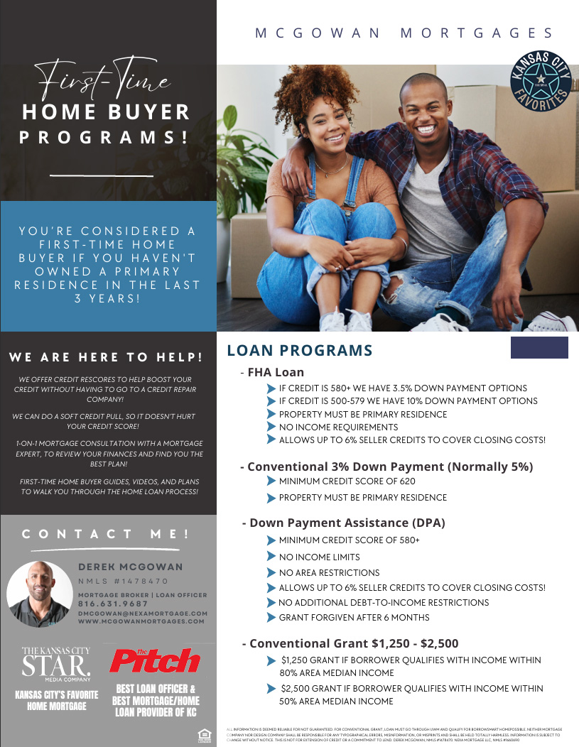 First Time Home Buyer Loan Program MO